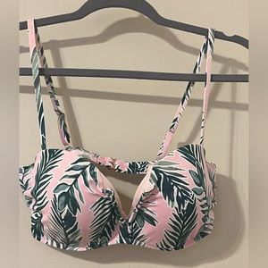 🌴🎀Palm & Pink Bikini Top - Shade & Shore🎀🌴